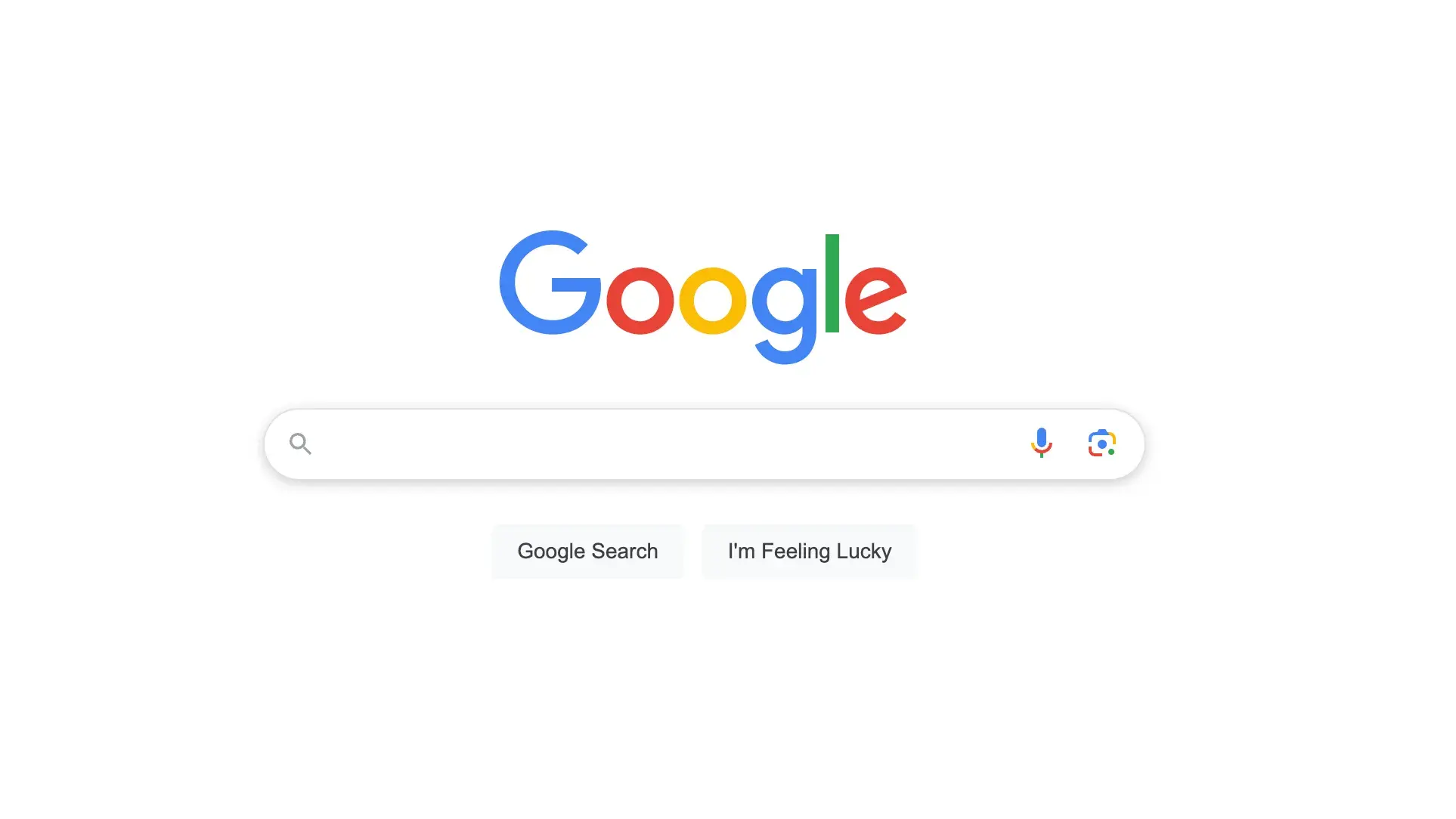 heuristic principles example of aesthetic and minimalist design: google search
