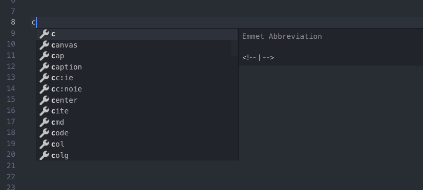 vs code extension animated screen capture showing hubl variable suggestion