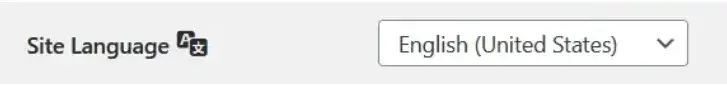 wordpress site language setting, set site language on wordpress