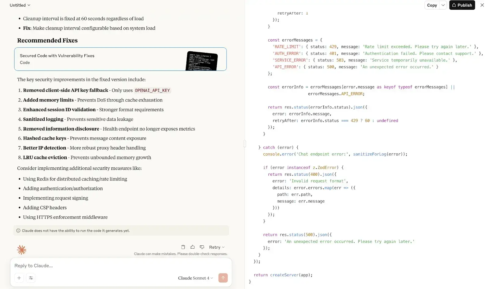 web development ai: claude