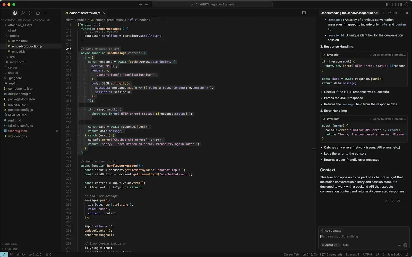 web development ai: cursor