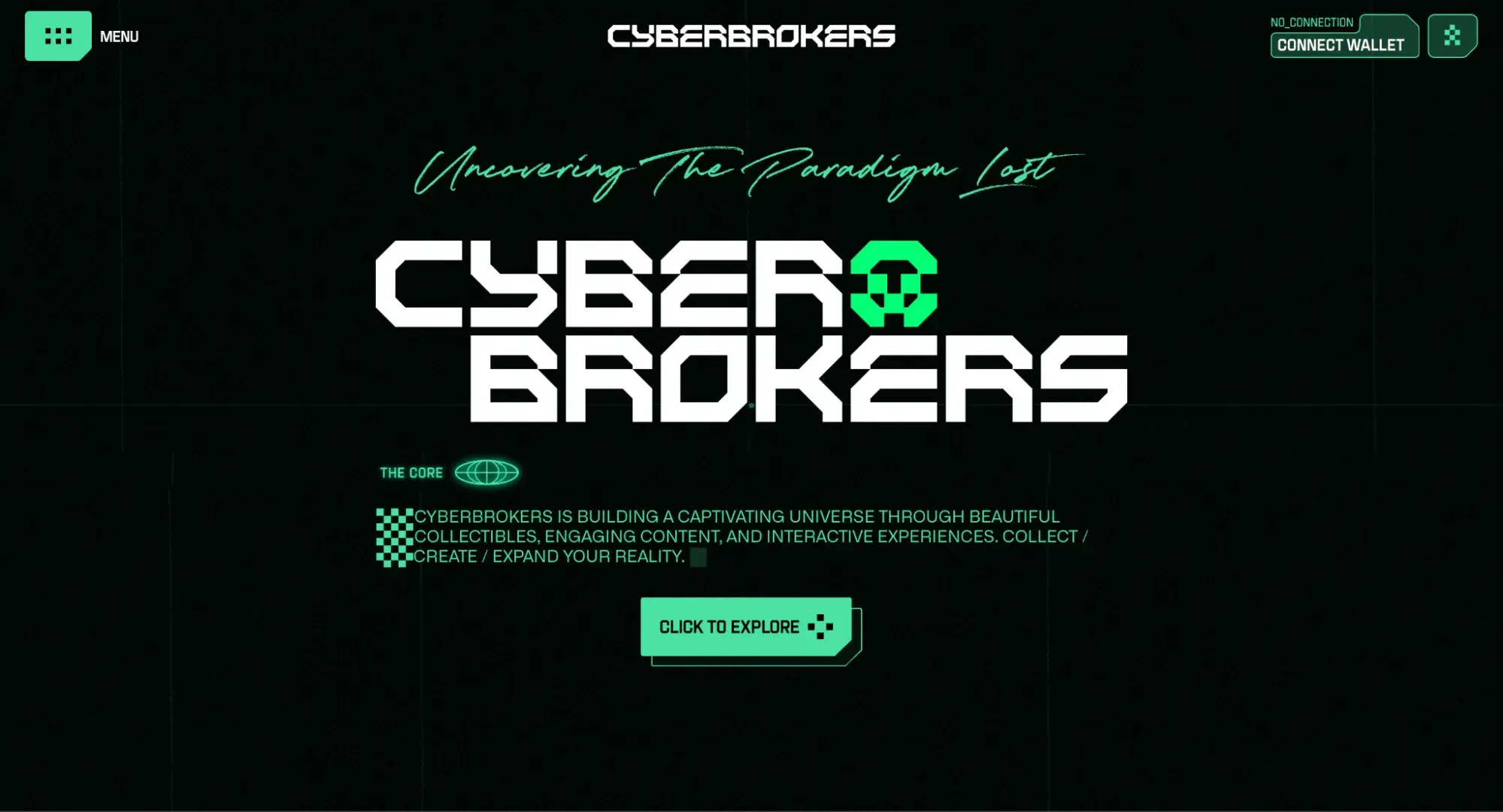 web3 website design: cyberbrokers