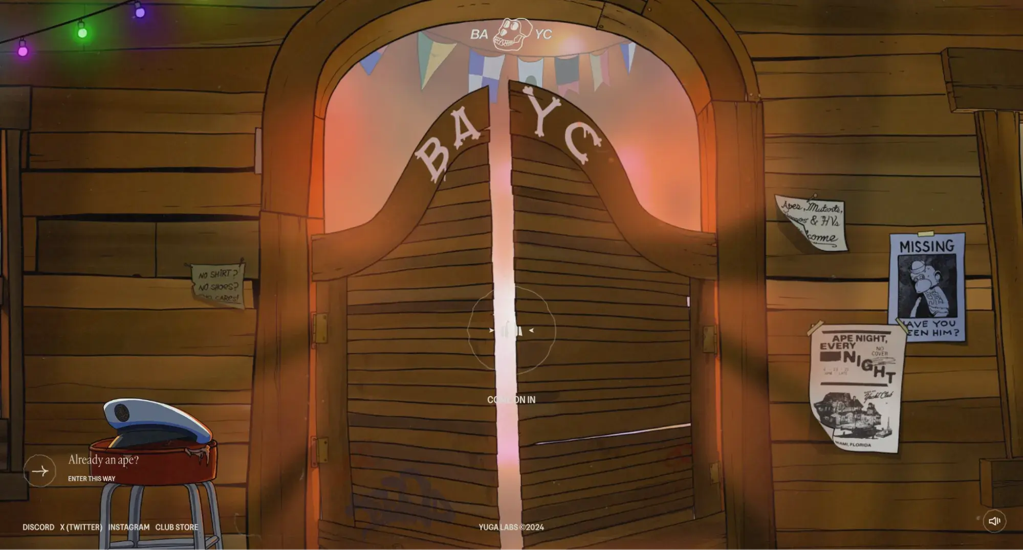 web3 web design: bored ape yacht club
