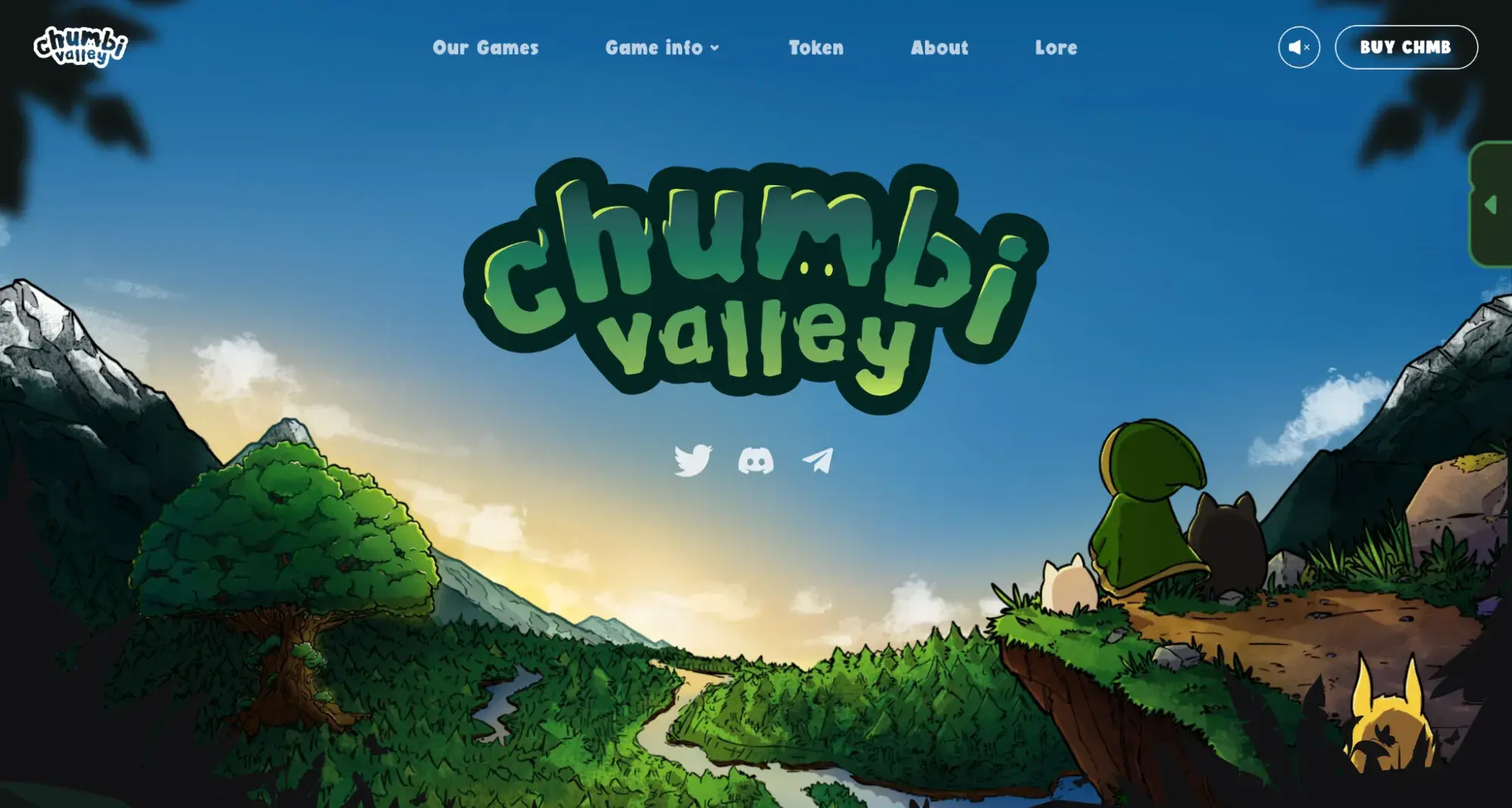web3 website design: chumbi valley