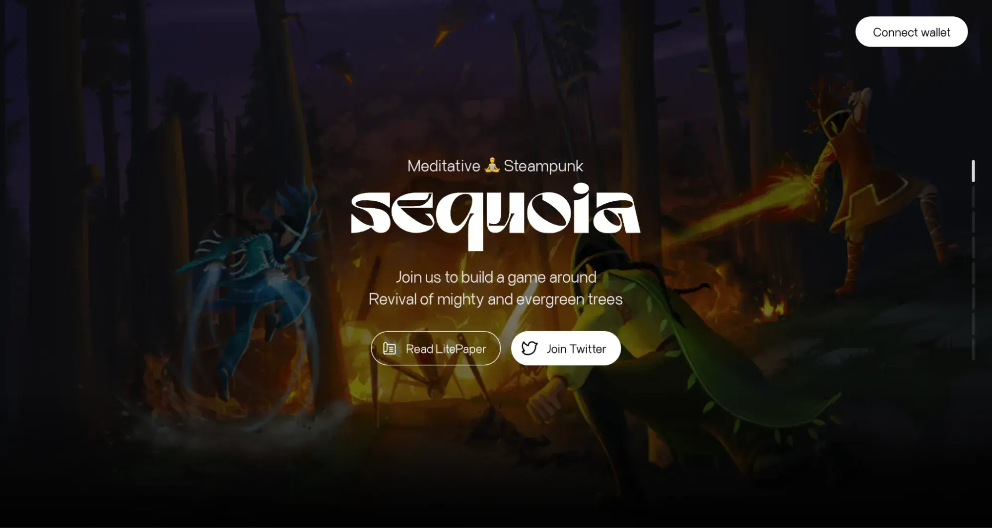 web3 website design: sequoia