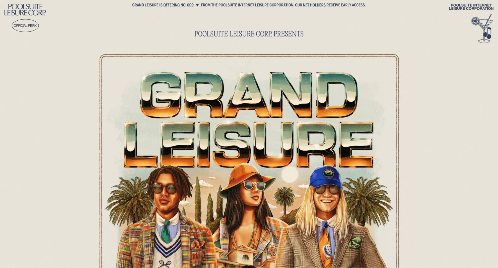 web3 web design: grand leisure