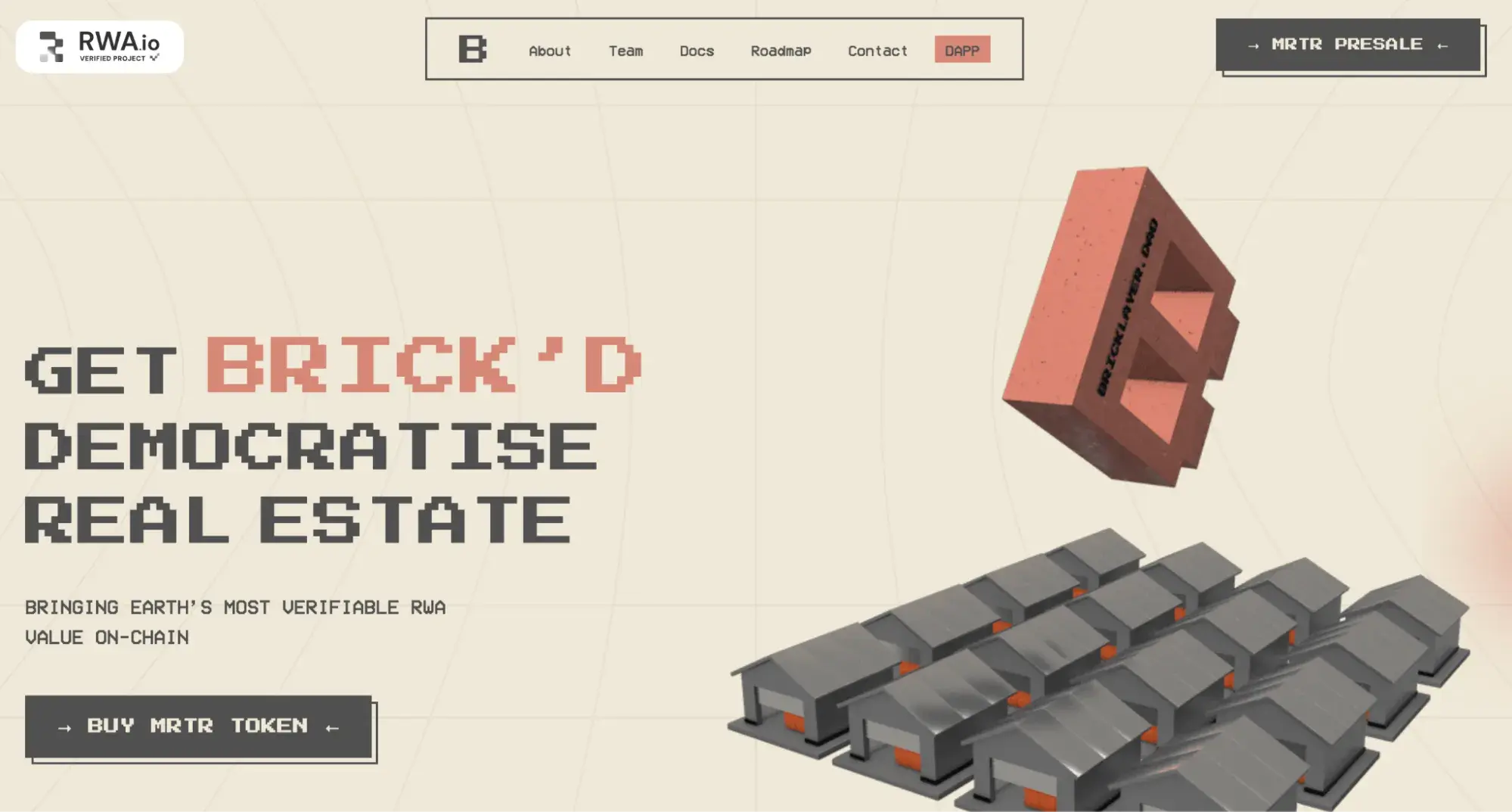 web3 web design: bricklayer dao
