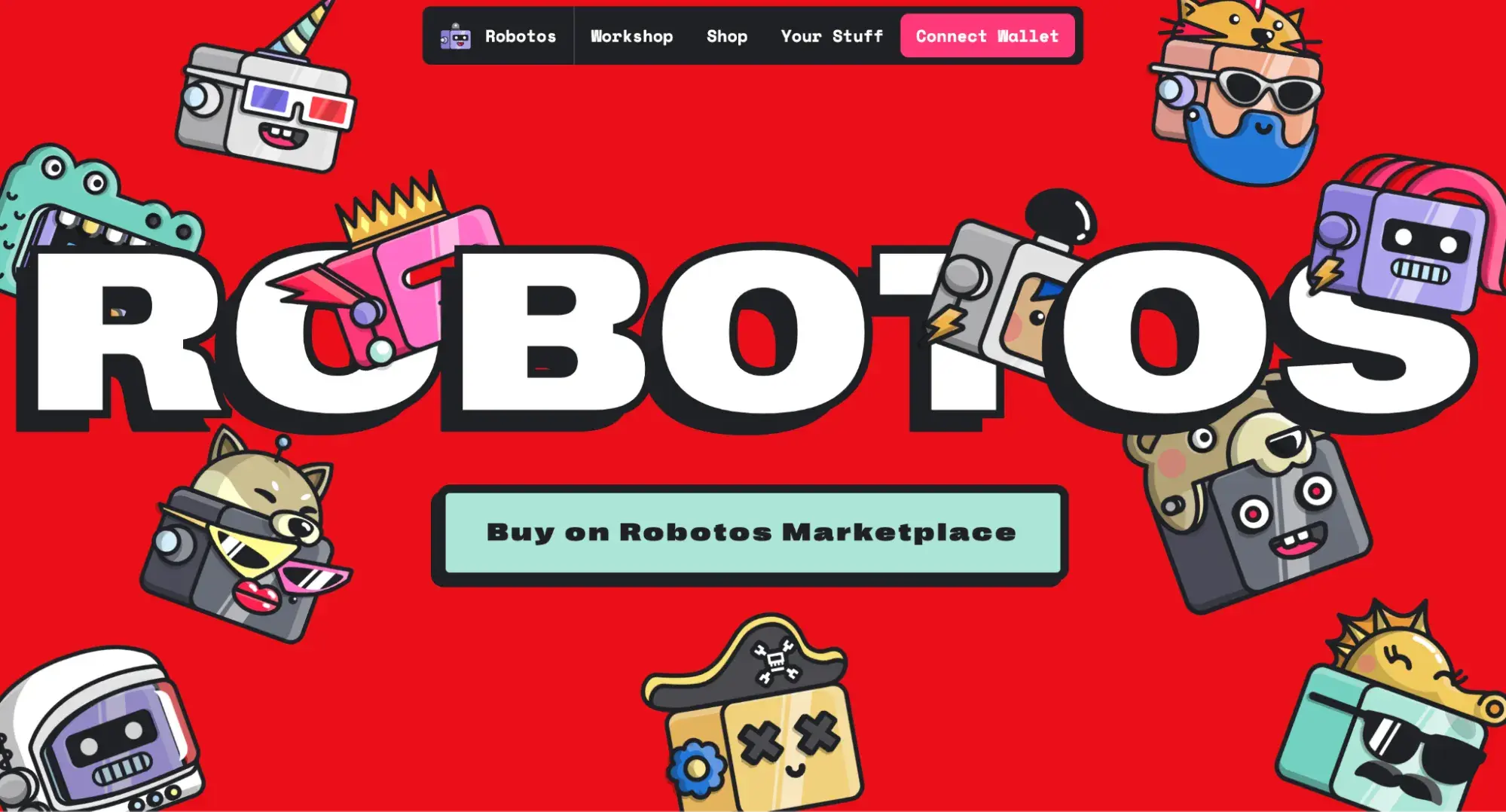 web3 web design: robotos