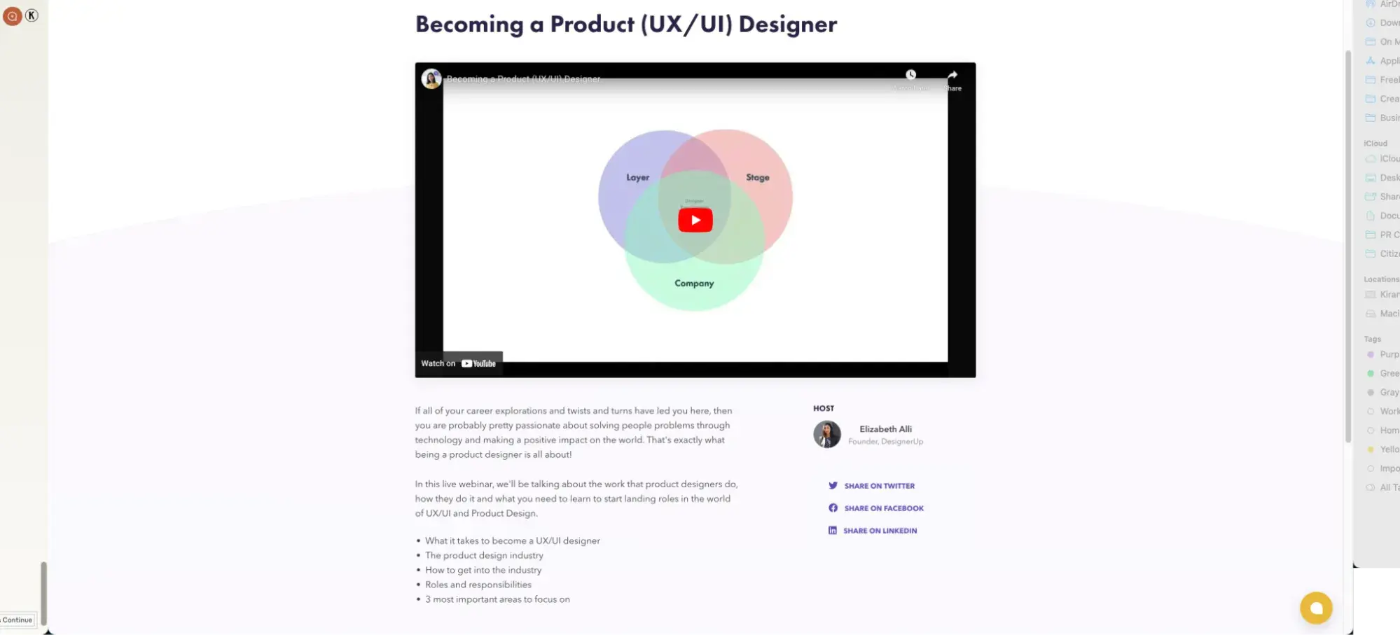 webinar landing page example, desingerup