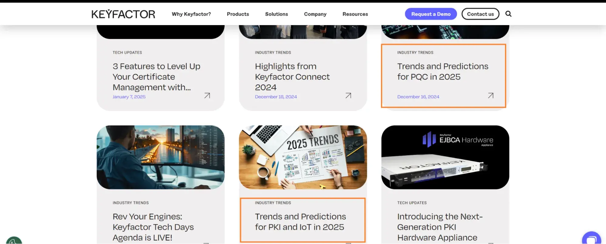trends content idea from keyfactor