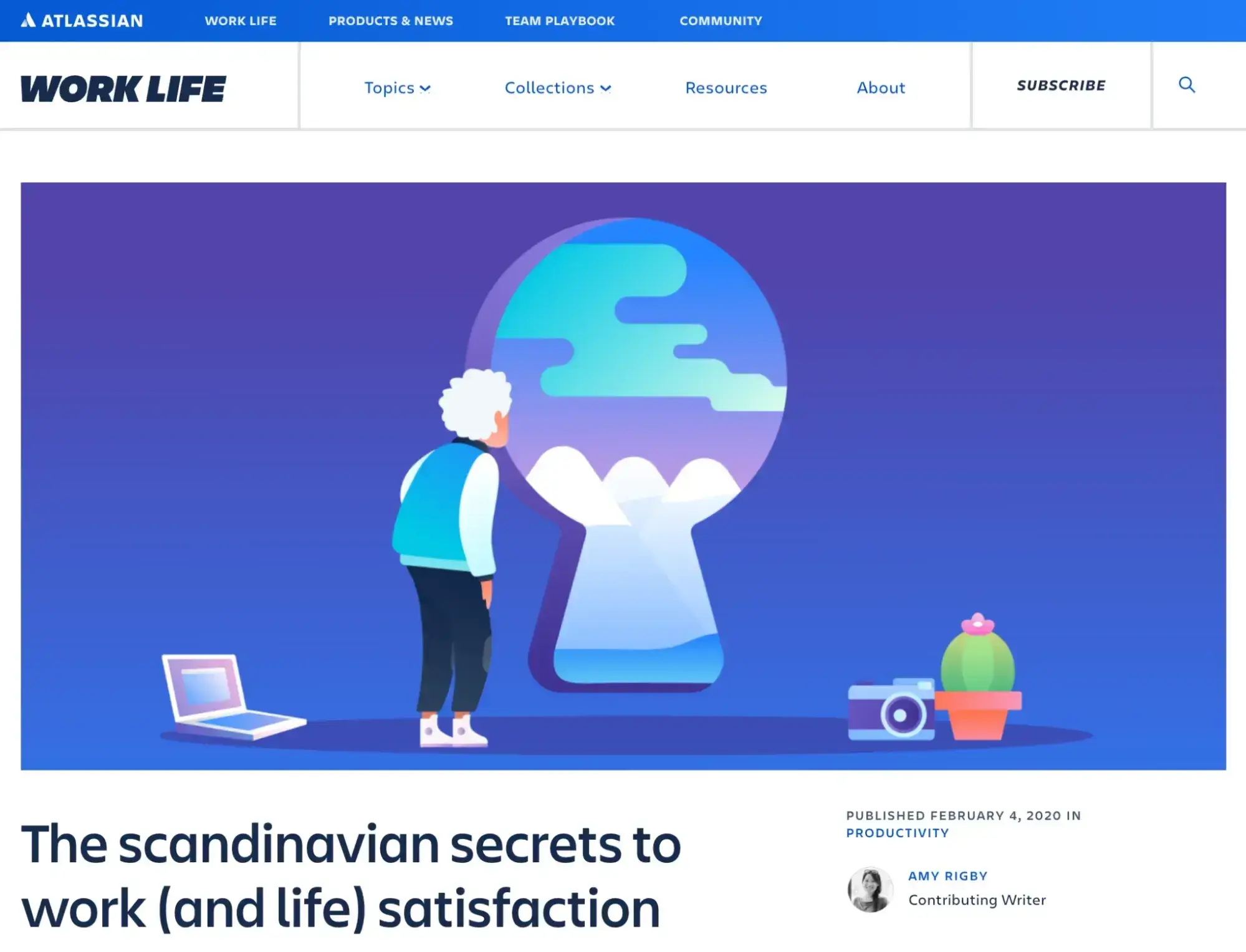 a website content idea from the atlassian blog