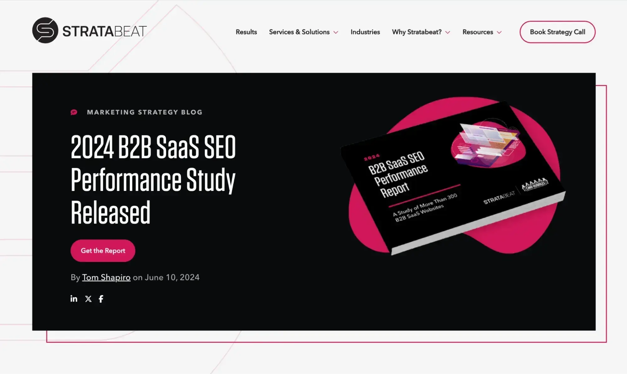 a website content idea from the stratabeat website