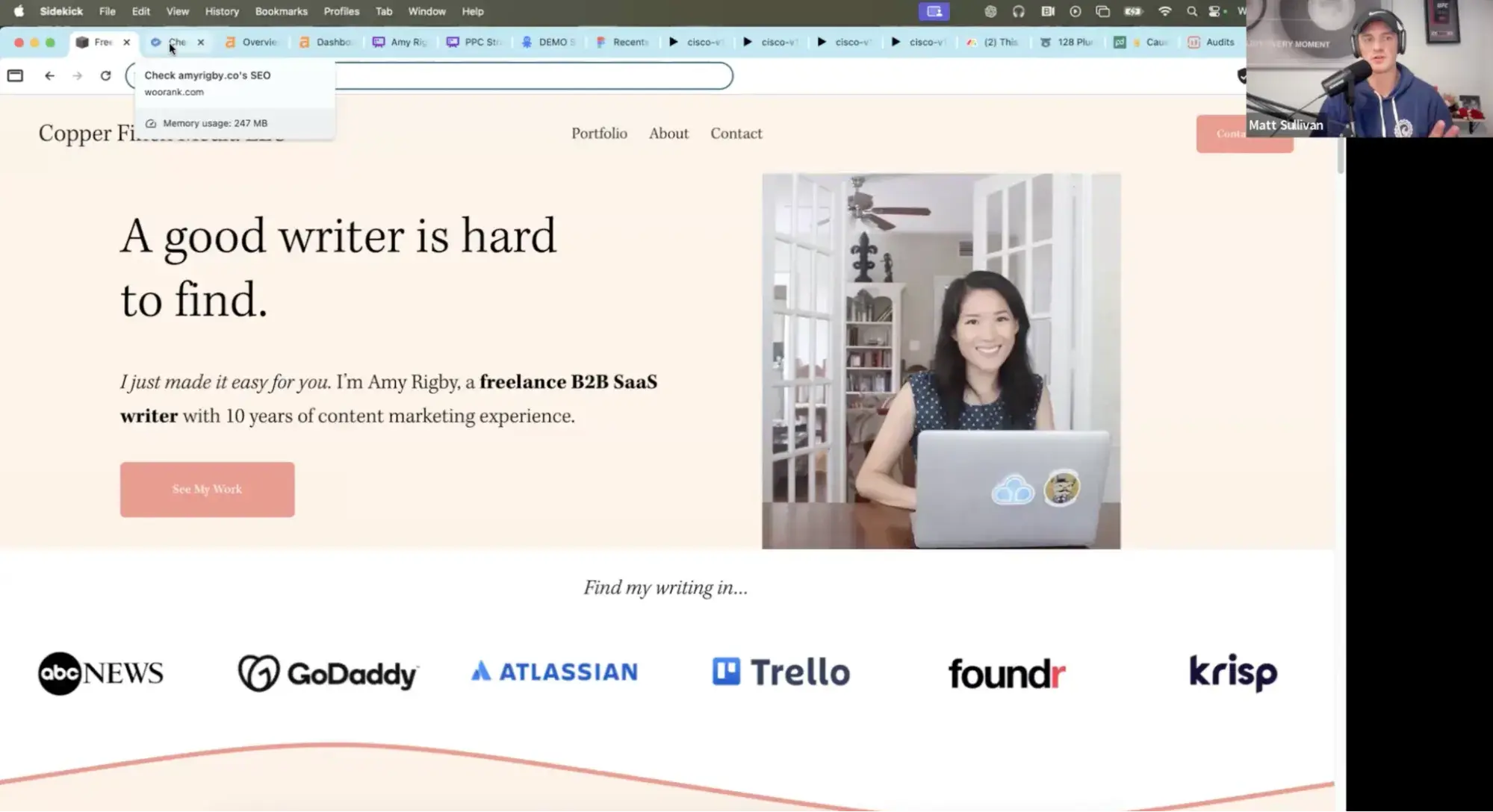 website audit during a website design process