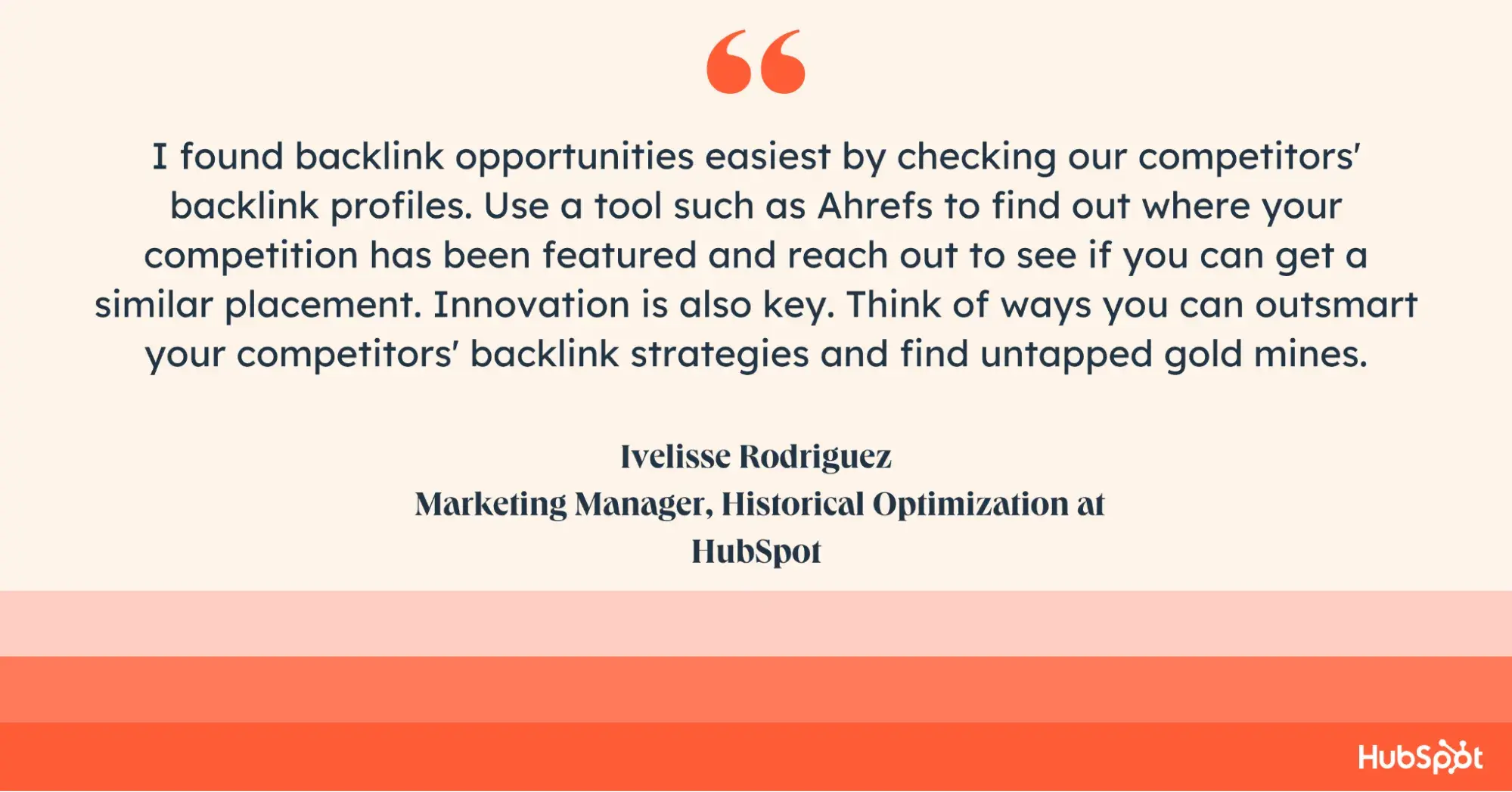 website optimization strategy, expert tip on backlinks from Ivelisse Rodriguez - ̽ѡs Marketing Manager
