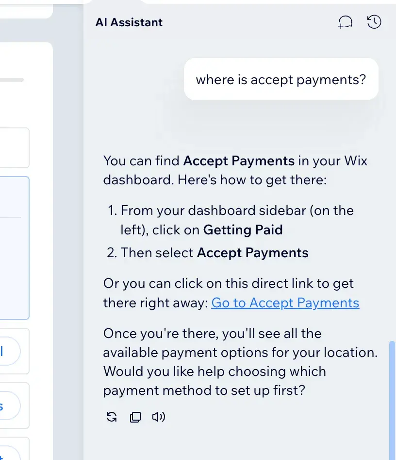 wix ai assistant