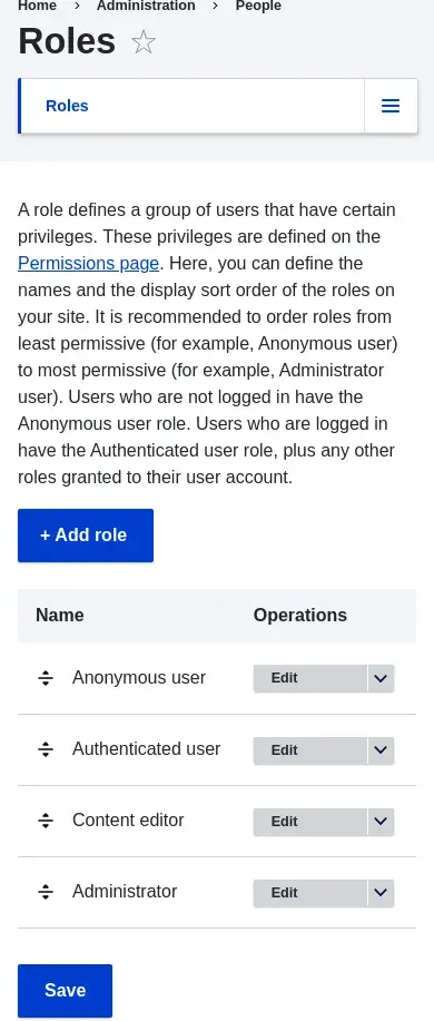 creating a website with membership and user login; how roles work on drupal