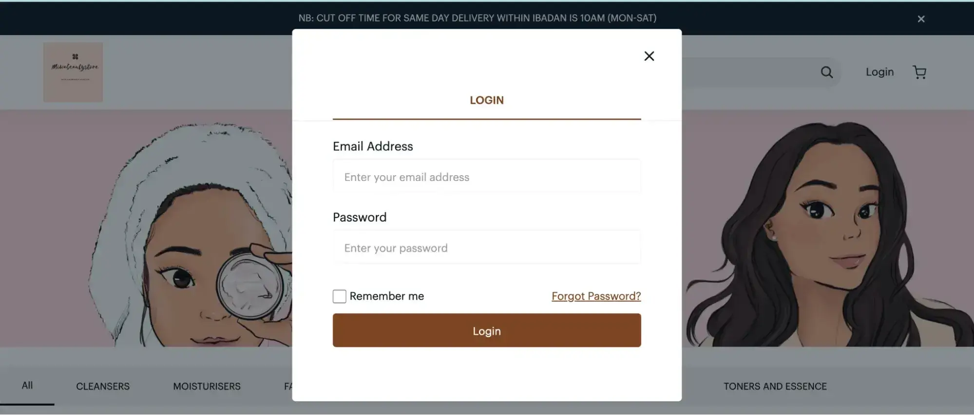 creating a website with membership and user login; an example of a registration form