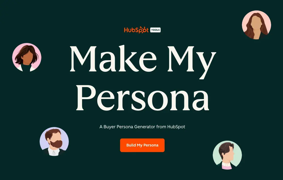 hubspot make my persona generator tool
