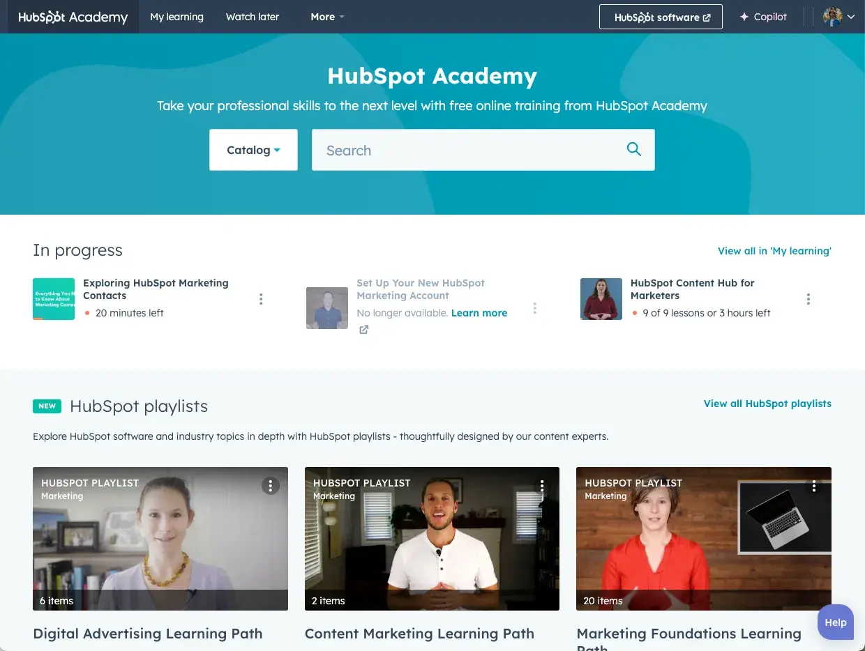hubspot knowledge base academy