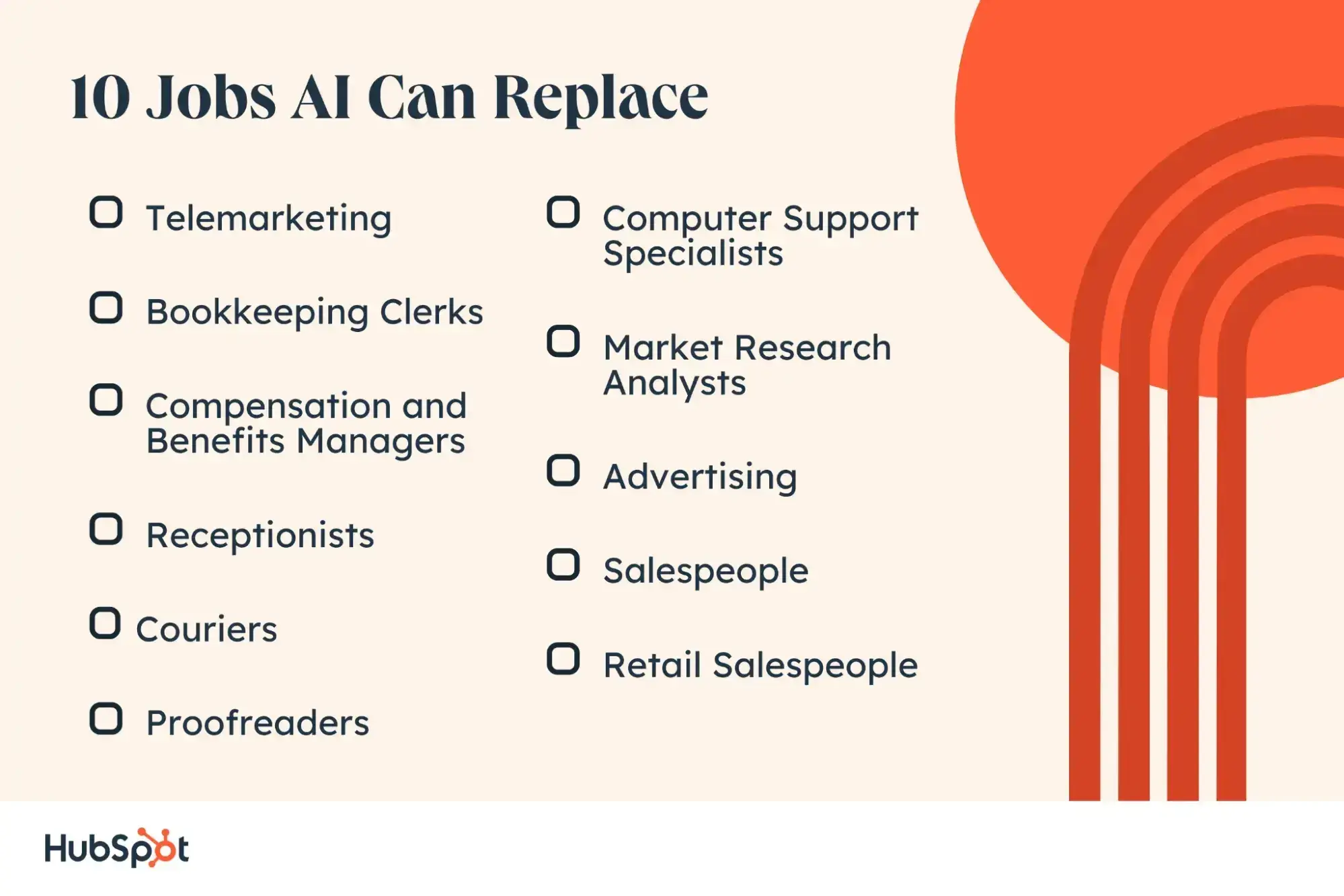 list of jobs ai will likely replace soon