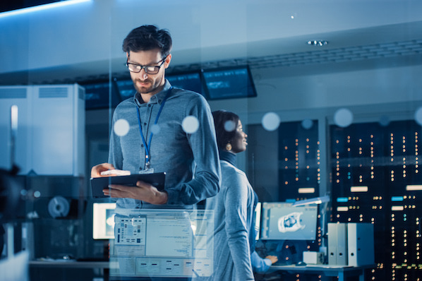IT professional looking at best wordpress themes