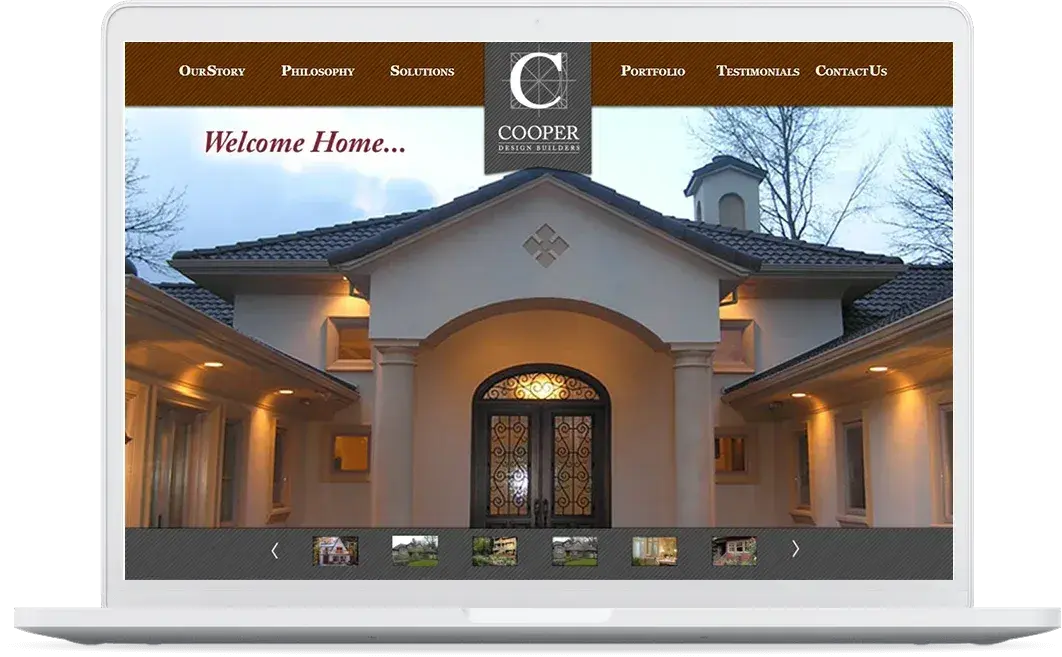 Cooper Design Builders website