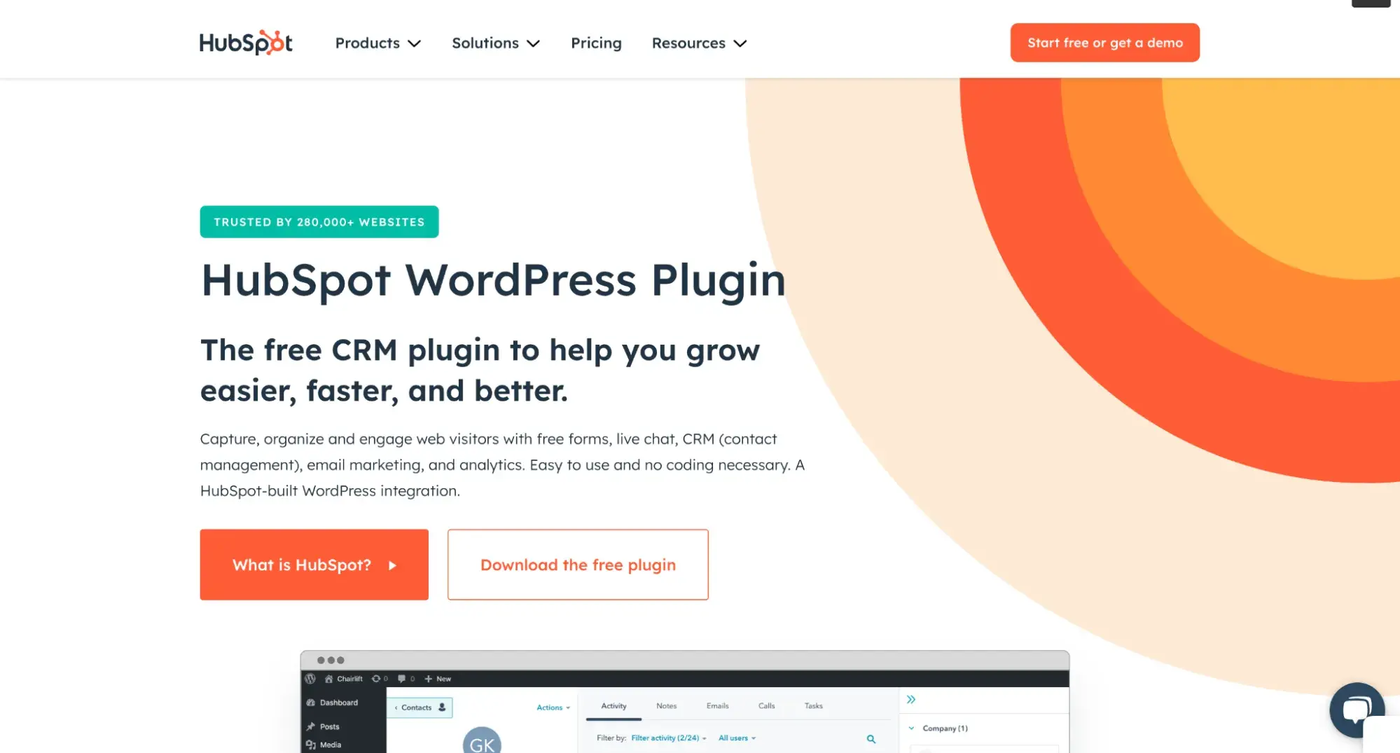 ̽ѡ WordPress plugin landing page