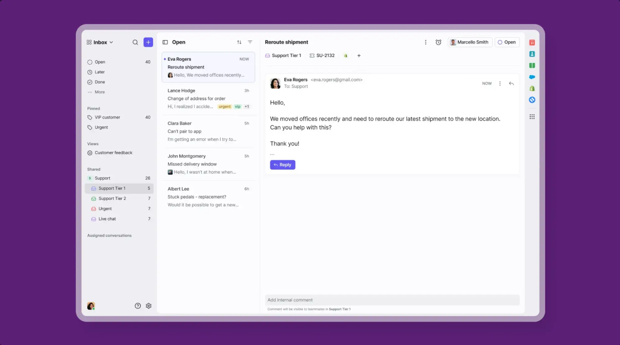 Zendesk alternatives, Front ai customer operations platform